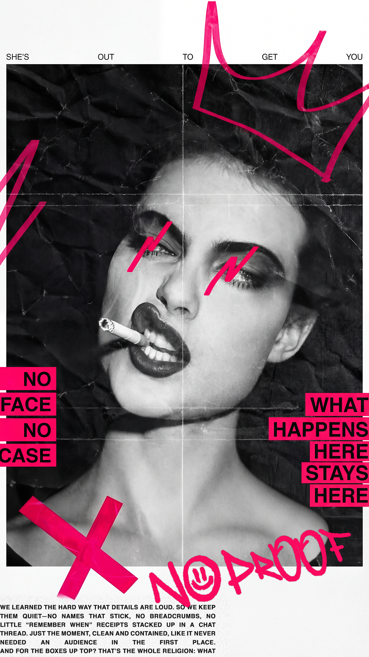 No Proof brand poster